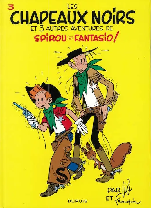 Couverture de l'album Spirou et Fantasio Tome 3 Les chapeaux noirs