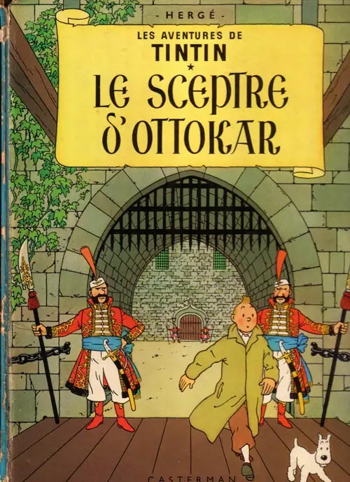 Couverture de l'album Tintin Tome 8 Le sceptre d'Ottokar