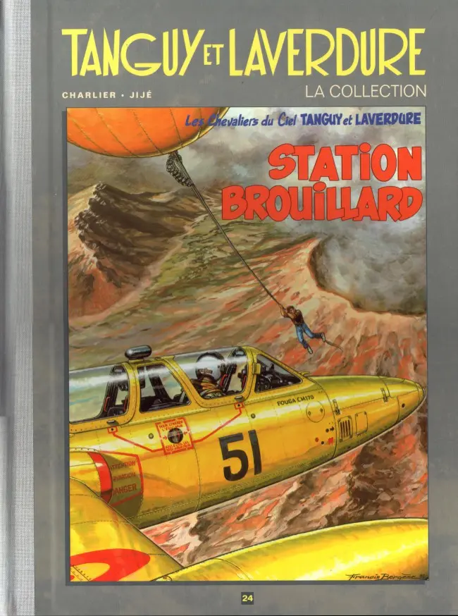 Couverture de l'album Tanguy et Laverdure - La Collection Tome 24 Station brouillard