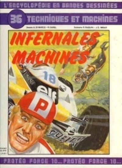 Couverture de l'album L'Encyclopédie en Bandes Dessinées Tome 36 Techniques et machines : infernales machines