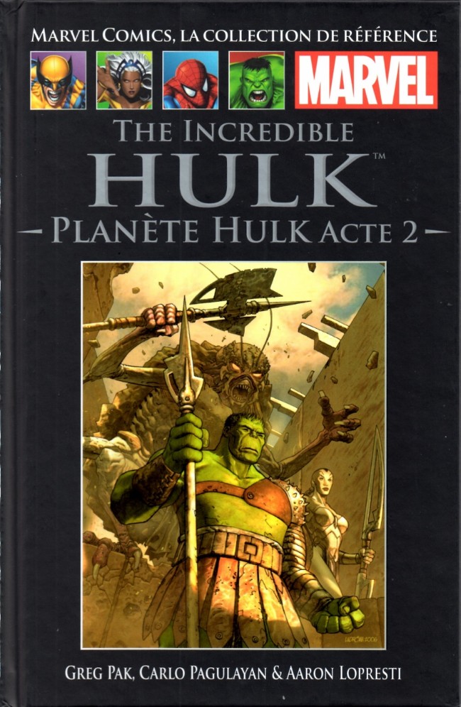 Couverture de l'album Marvel Comics - La collection de référence Tome 15 The Incredible Hulk - Planète Hulk acte 2