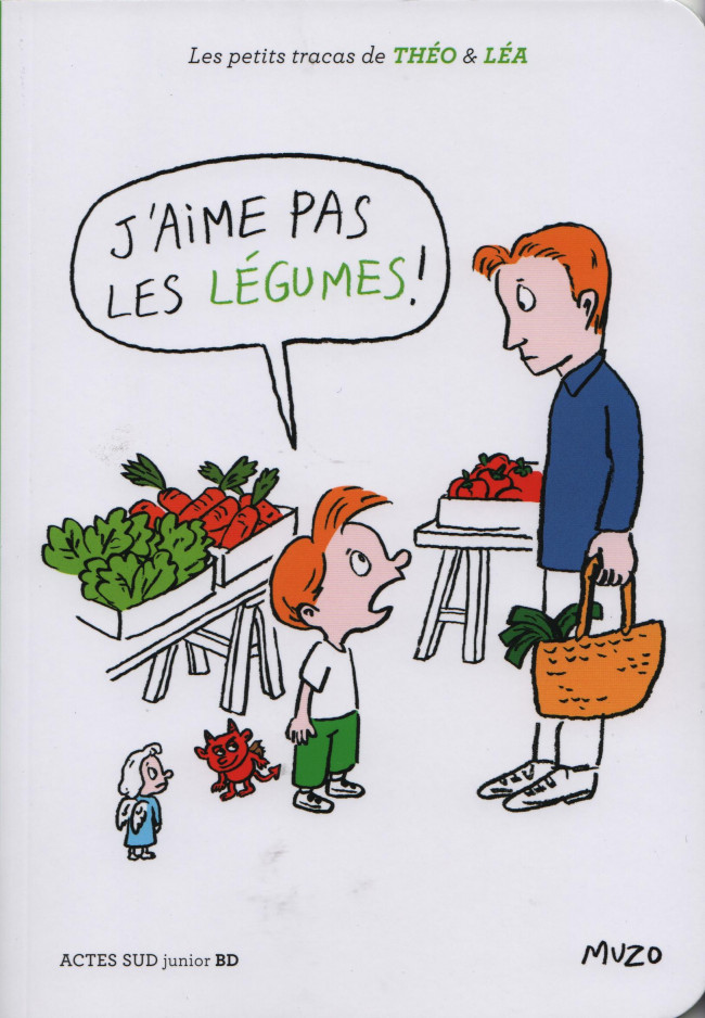 Couverture de l'album Les petits tracas de Théo & Léa Tome 12 J'aime pas les légumes !