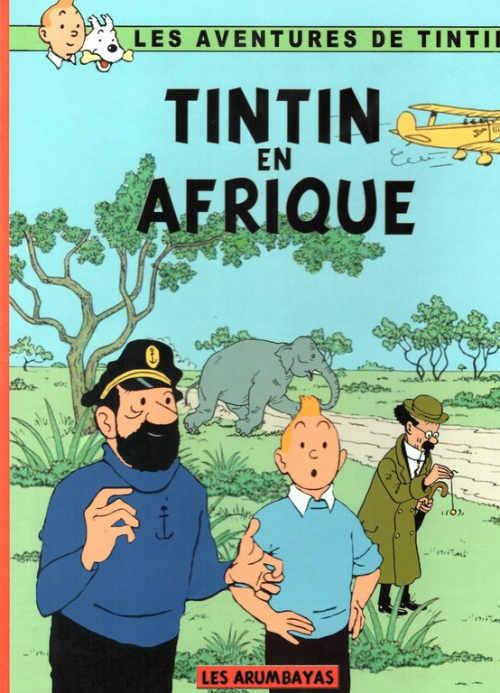 Couverture de l'album Tintin Tintin en Afrique