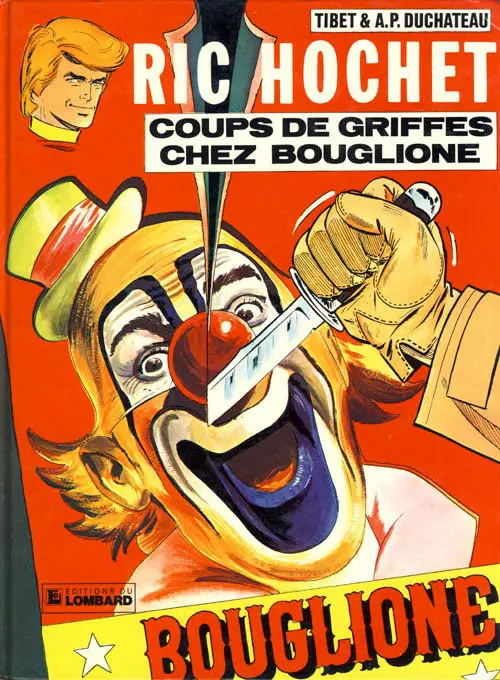 Couverture de l'album Ric Hochet Tome 25 Coups de griffes chez Bouglione
