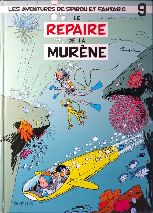 Couverture de l'album Spirou et Fantasio Tome 9 Le repaire de la murène