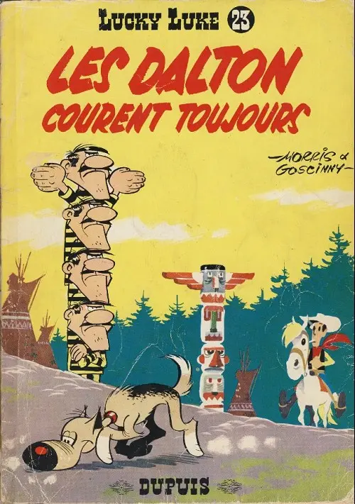 Couverture de l'album Lucky Luke Tome 23 Les Dalton courent toujours