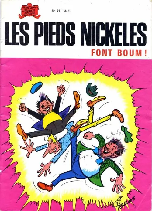 Couverture de l'album Les Pieds Nickelés Tome 34 Les Pieds Nickelés font boum !