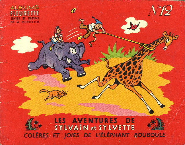 Couverture de l'album Sylvain et Sylvette Tome 12 Colères et joies de l'éléphant Bouboule