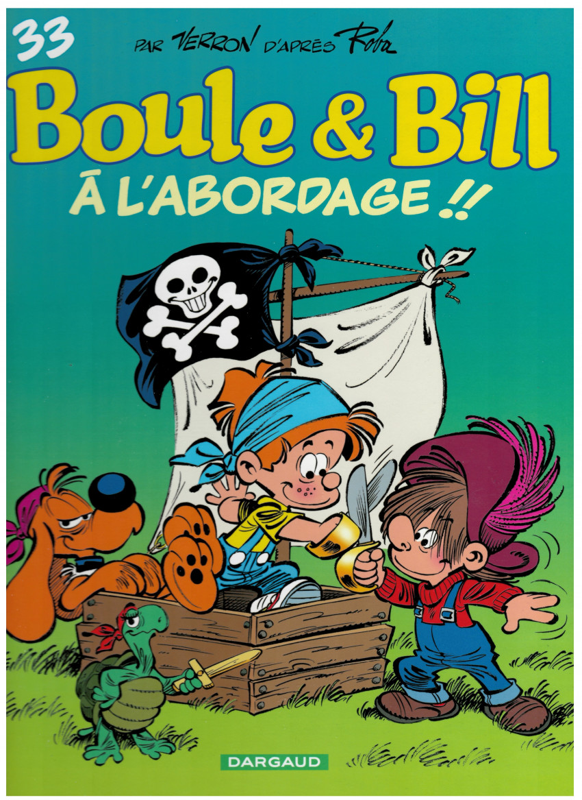 Couverture de l'album Boule & Bill Tome 33 A l'abordage !!