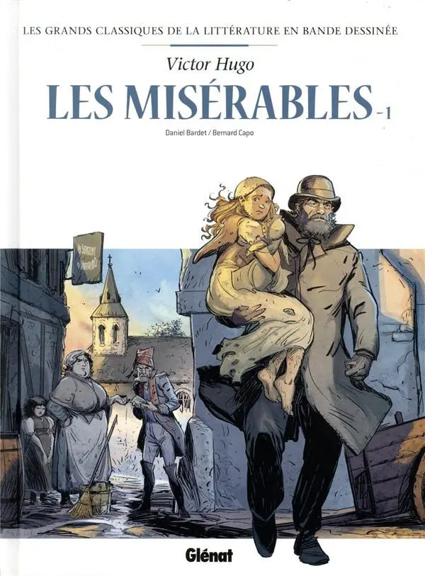 Couverture de l'album Les Grands Classiques de la littérature en bande dessinée Tome 8 Les Misérables - 1