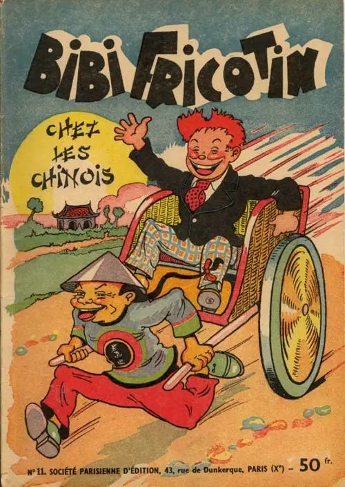 Couverture de l'album Bibi Fricotin 2e Série - Societé Parisienne d'Edition Tome 11 Bibi Fricotin chez les Chinois