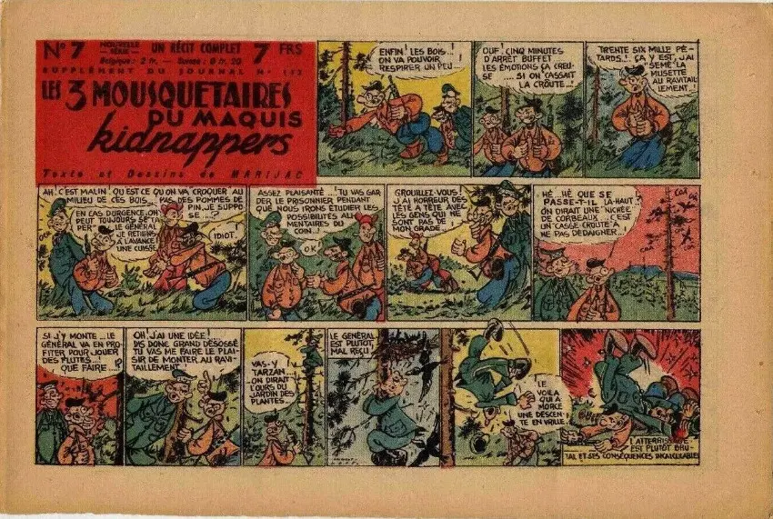 Couverture de l'album Les 3 Mousquetaires du Maquis Tome 7 Les 3 mousquetaires du maquis kidnappers