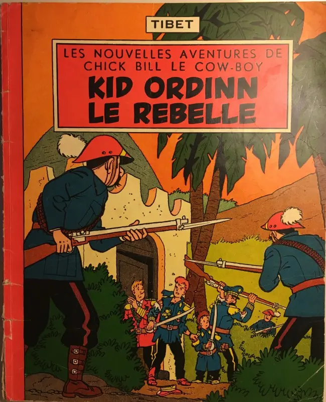 Couverture de l'album Chick Bill Tome 4 Kid Ordinn le rebelle