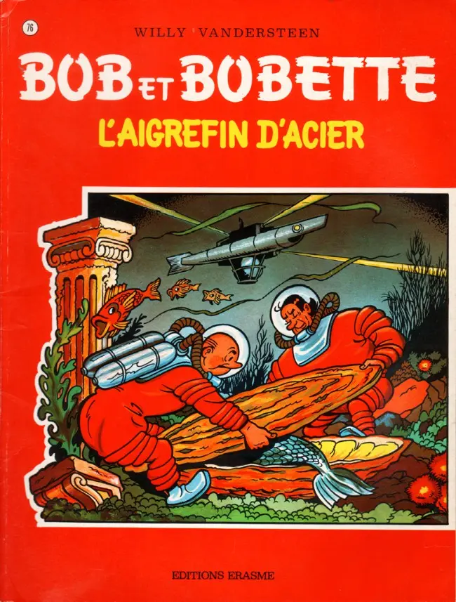 Couverture de l'album Bob et Bobette Tome 76 L'aigrefin d'acier