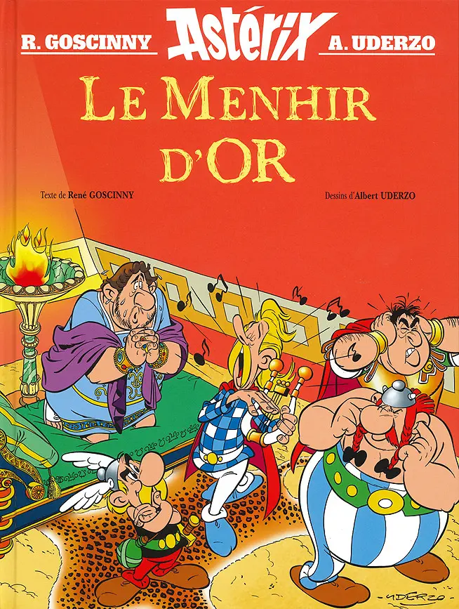Couverture de l'album Astérix Le Menhir d'or