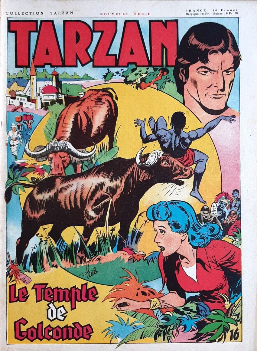 Couverture de l'album Tarzan (collection Tarzan) 16 Le temple de Golconde