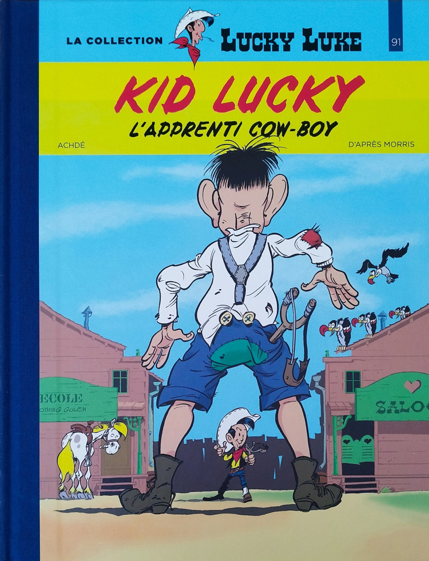 Couverture de l'album Lucky Luke La collection Tome 91 Kid Lucky - L'apprenti cow-boy