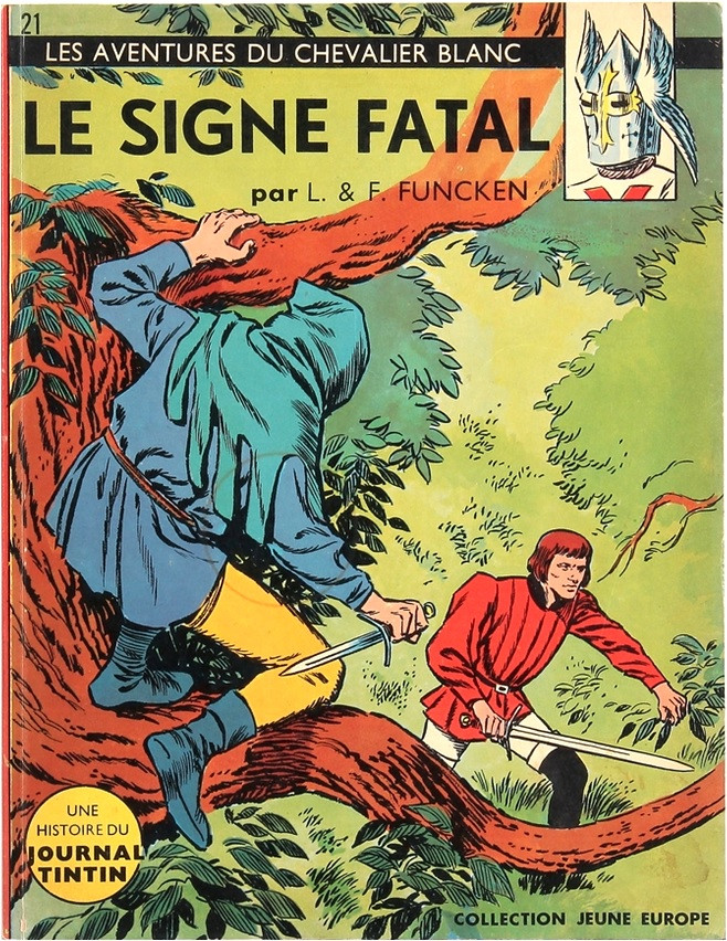 Couverture de l'album Le Chevalier blanc Tome 4 Le signe fatal + Echec au roi