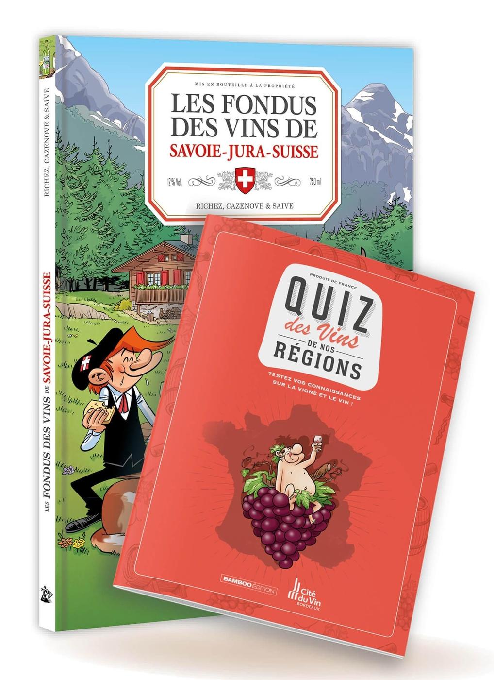 Couverture de l'album Les Fondus du vin Tome 8 Les fondus des vins du Jura Savoie Suisse