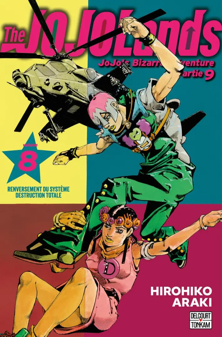 Couverture de l'album Jojo's Bizarre Adventure - The JOJOLands Volume 8 Renversement du système destruction totale
