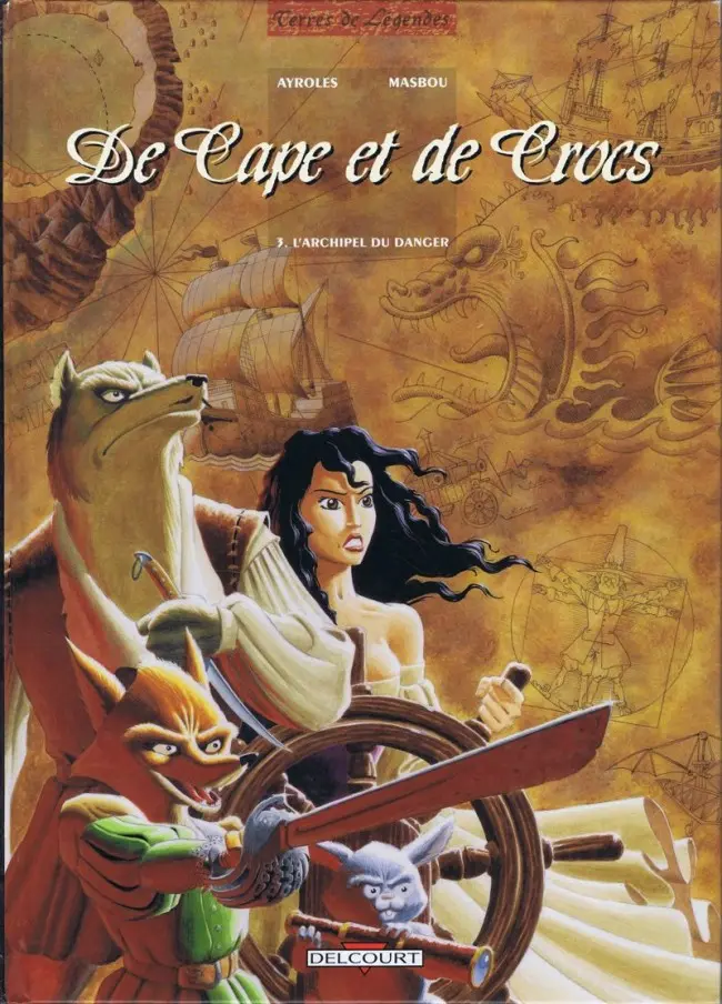 Couverture de l'album De Cape et de Crocs Tome 3 L'archipel du danger
