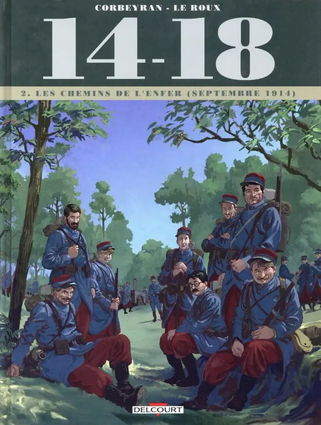 Couverture de l'album 14-18 Tome 2 Les chemins de l'enfer (septembre 1914)