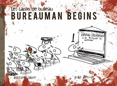 Couverture de l'album Les Lapins de bureau Tome 5 Bureauman begins