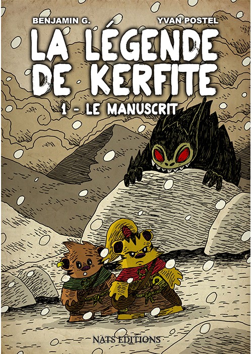 Couverture de l'album La Légende de Kerfite Tome 1 Le manuscrit