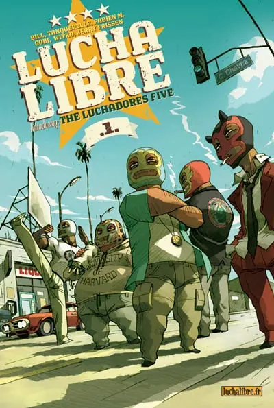 Couverture de l'album Lucha Libre Tome 1 Introducing: The Luchadores Five