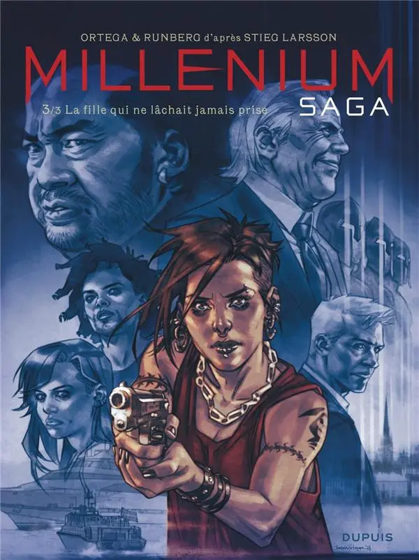 Couverture de l'album Millénium Saga 3/3 La fille qui ne lâchait jamais prise