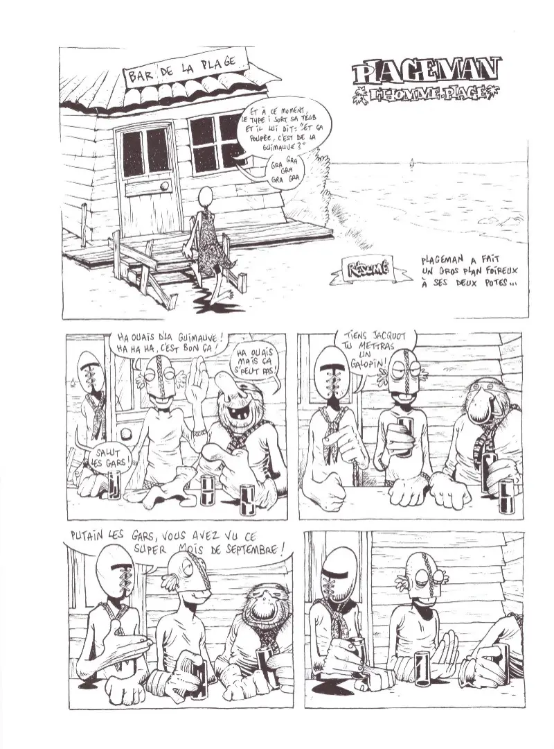 Planche de l'album Plageman Tome 2 Plageman, le deux