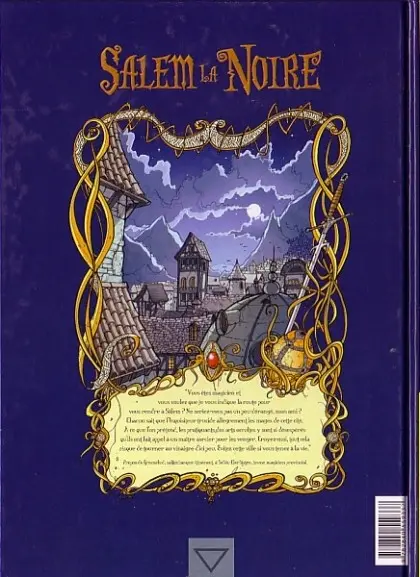 Verso de l'album Salem la noire Tome 1 La pierre de Mort-Levée