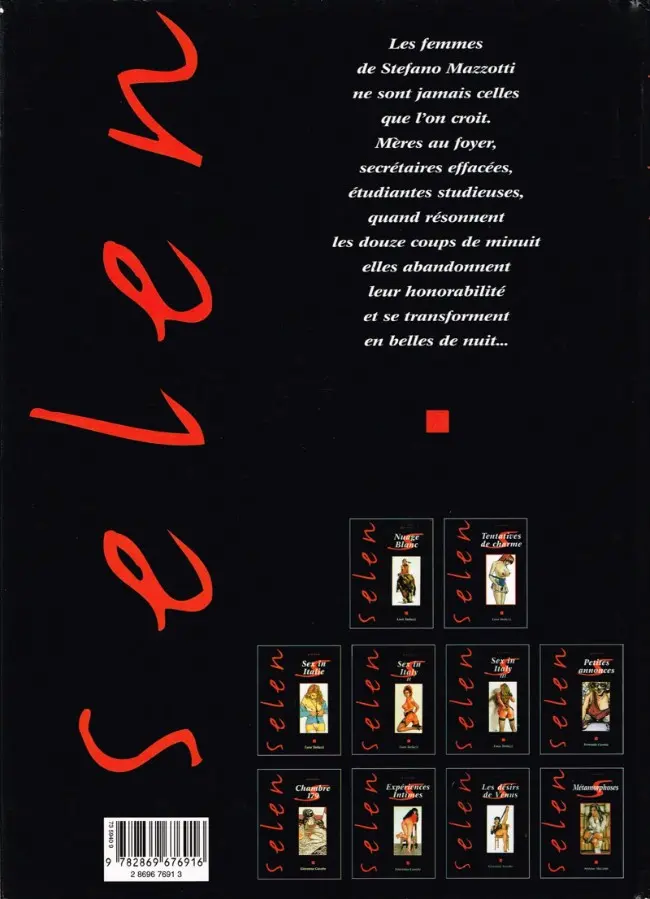 Verso de l'album Selen présente... Tome 10 Métamorphoses