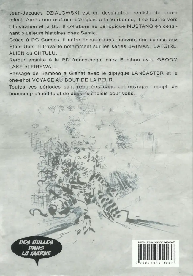 Verso de l'album Artbook Artbook by Dzialowski