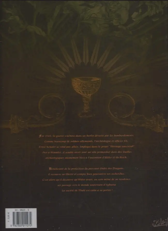 Verso de l'album L'Apogée des dragons Tome 1 L'héritage ancestral