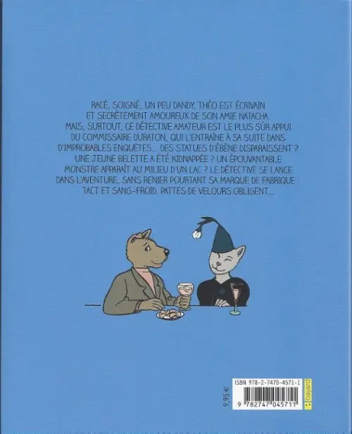 Verso de l'album Théo Toutou Tome 2 À pattes de velours