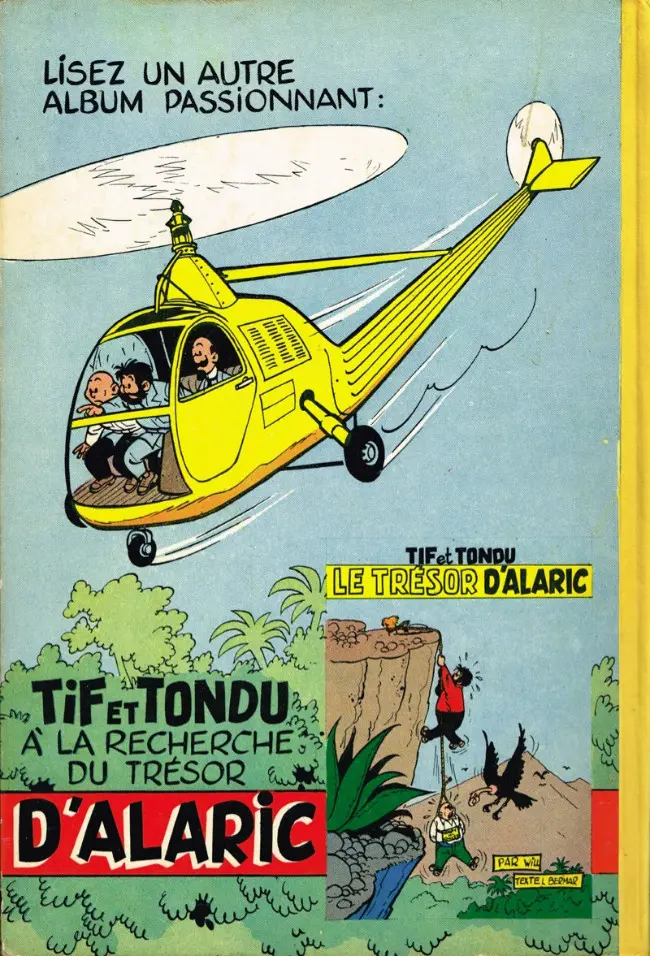 Verso de l'album Tif et Tondu Tome 2 Tif et Tondu en Amérique centrale