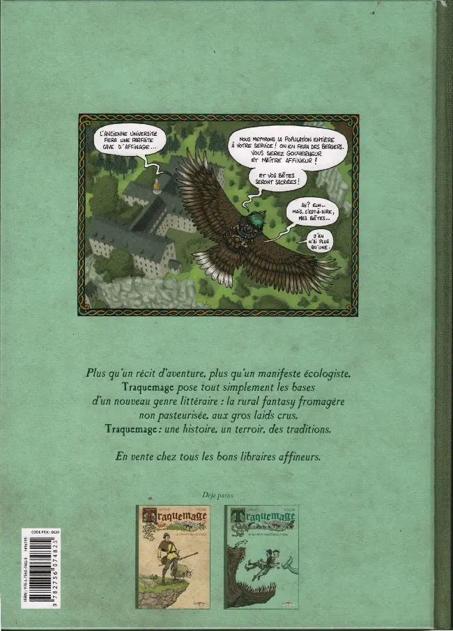 Verso de l'album Traquemage Tome 2 Le chant vaseux de la sirène
