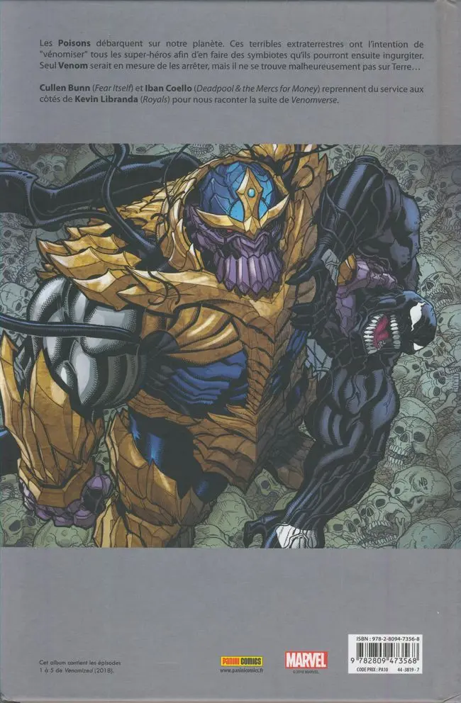 Verso de l'album Venom - Venomized