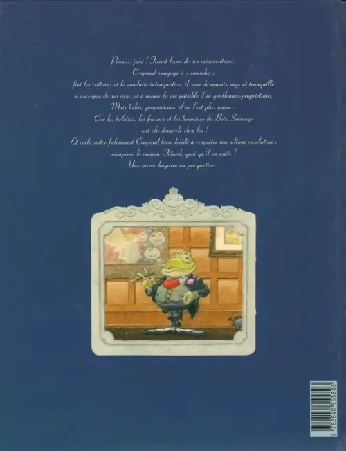 Verso de l'album Le Vent dans les Saules Tome 4 Foutoir au manoir