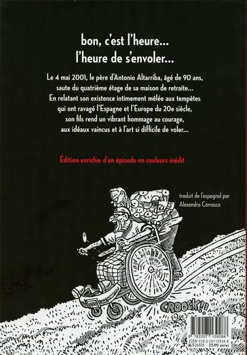 Verso de l'album L'Art de voler