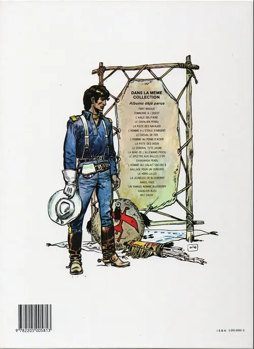 Verso de l'album Blueberry Tome 10 Général Tête Jaune