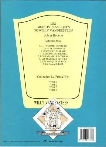 Verso de l'album Bob et Bobette Tome 5 Le gladiateur-mystère