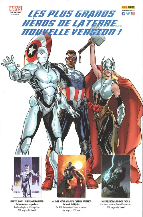 Verso de l'album Civil War II Tome 005