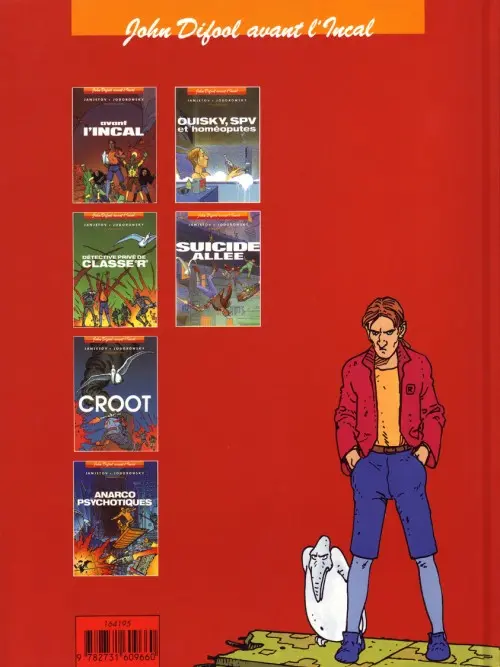 Verso de l'album Avant l'Incal Tome 1