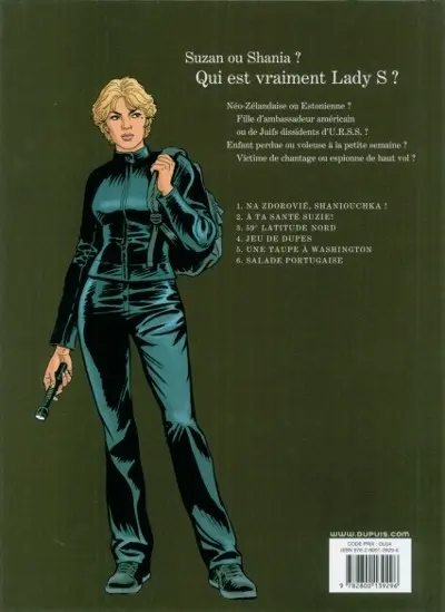 Verso de l'album Lady S. Tome 4 Jeu de dupes