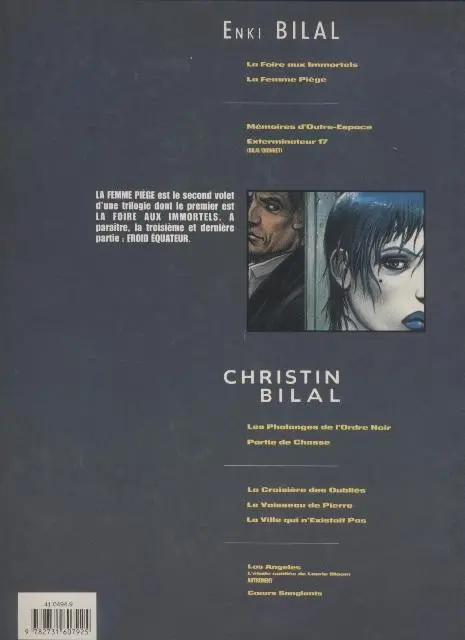 Verso de l'album Nikopol Tome 2 La Femme Piège