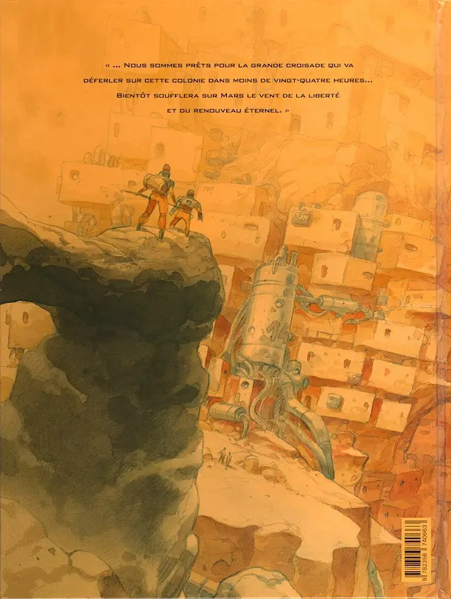 Verso de l'album On Mars_ 02 Les Solitaires