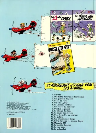 Verso de l'album Les Petits hommes Tome 7 Les ronces du samouraï