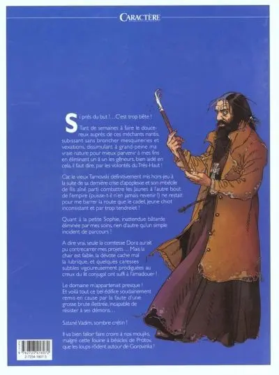 Verso de l'album Sophaletta Tome 2 Le souffle des loups
